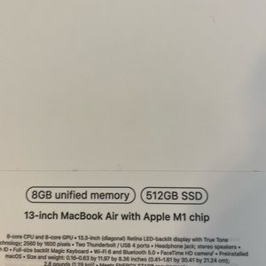 macbook air new model 4 months old